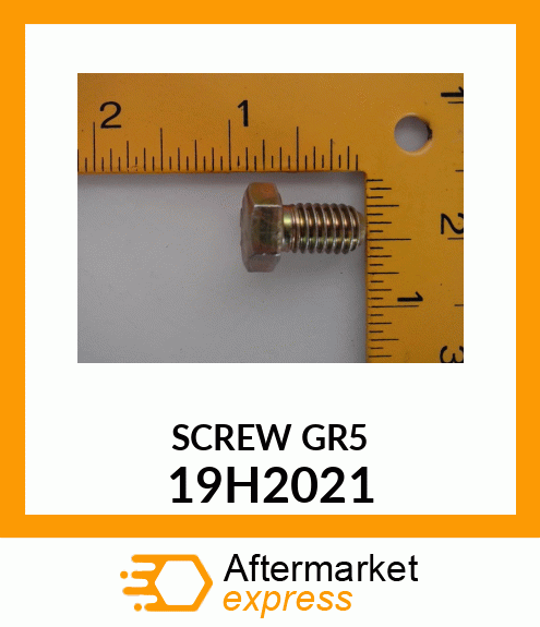 SCREW, HEX HEAD 19H2021