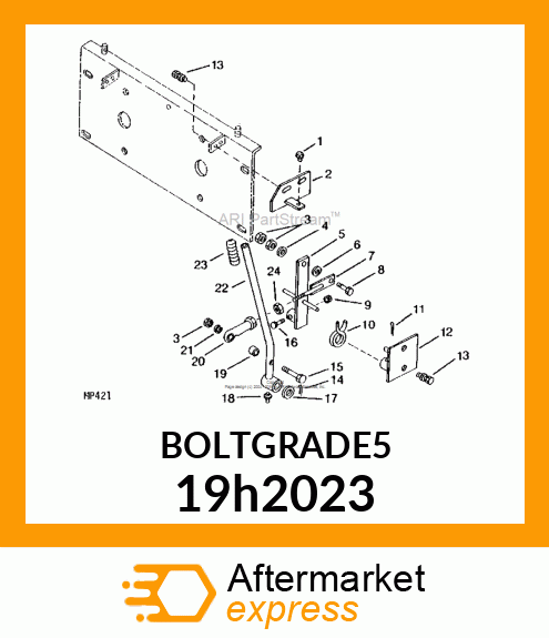 SCREW, HEX HEAD 19h2023