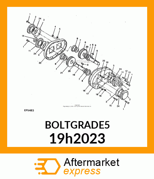 SCREW, HEX HEAD 19h2023