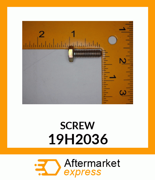 SCREW, HEX HEAD 19H2036