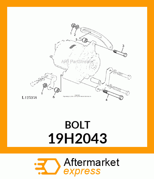 SCREW, HEX HEAD 19H2043