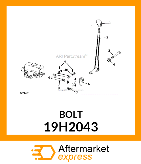 SCREW, HEX HEAD 19H2043