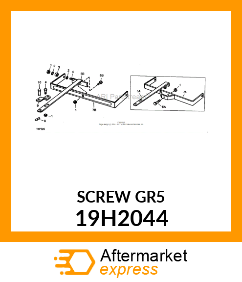 SCREW, HEX HEAD 19H2044