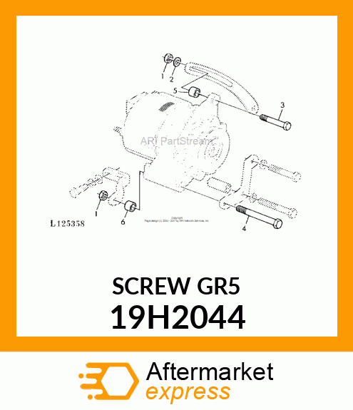 SCREW, HEX HEAD 19H2044