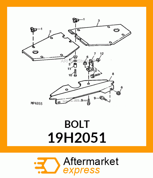 SCREW, HEX HEAD 19H2051