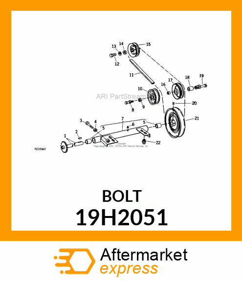 SCREW, HEX HEAD 19H2051