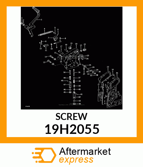 SCREW, HEX HEAD 19H2055