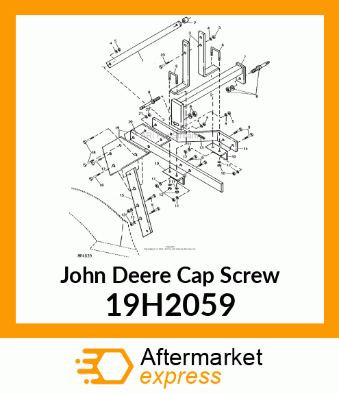 SCREW, HEX HEAD 19H2059