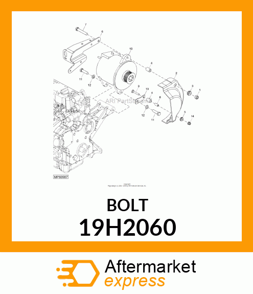 SCREW, HEX HEAD 19H2060