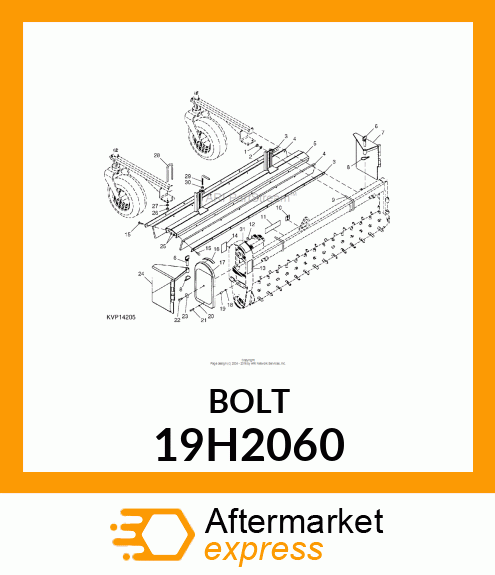 SCREW, HEX HEAD 19H2060