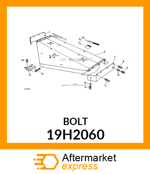 SCREW, HEX HEAD 19H2060