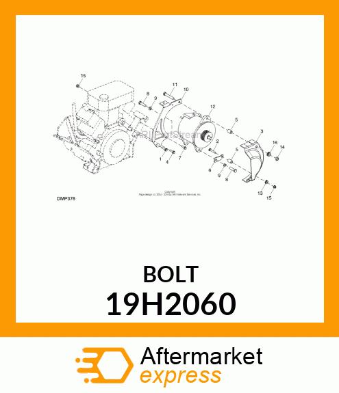 SCREW, HEX HEAD 19H2060