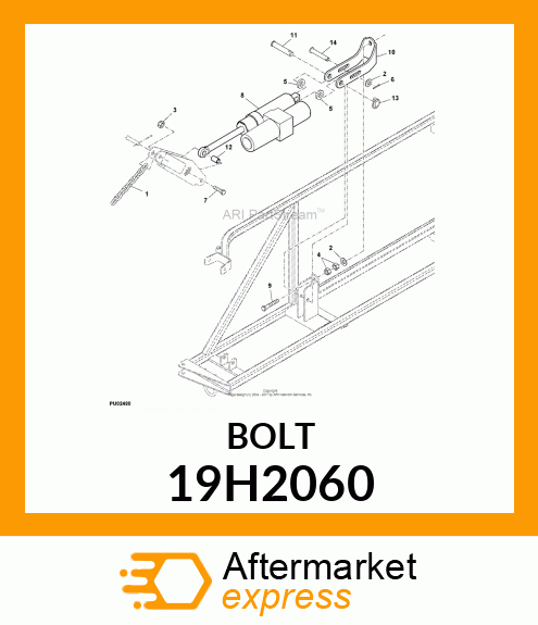 SCREW, HEX HEAD 19H2060