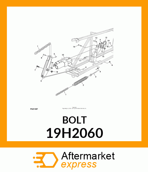 SCREW, HEX HEAD 19H2060