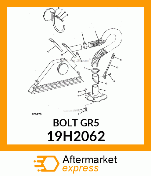 SCREW, HEX HEAD 19H2062