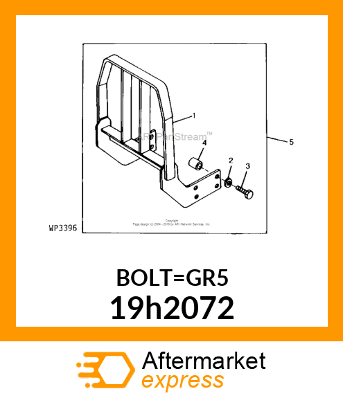 SCREW, HEX HEAD 19h2072