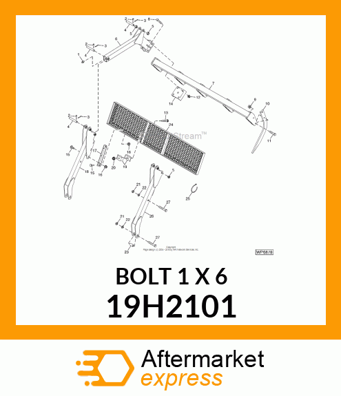 SCREW, HEX HEAD 19H2101