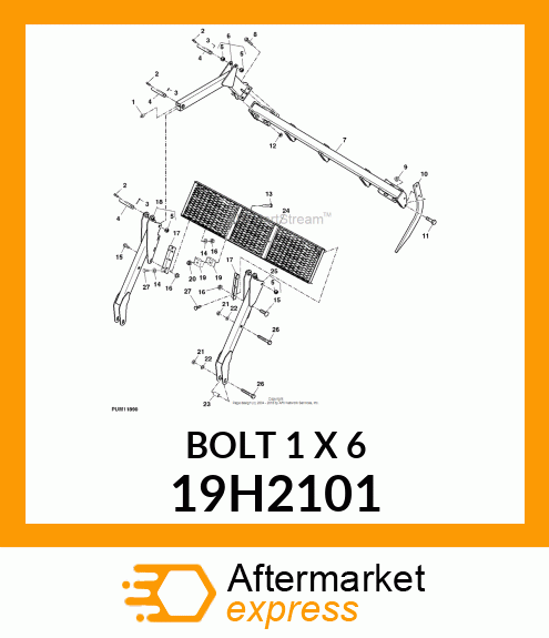 SCREW, HEX HEAD 19H2101