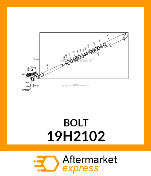 SCREW, HEX HEAD 19H2102