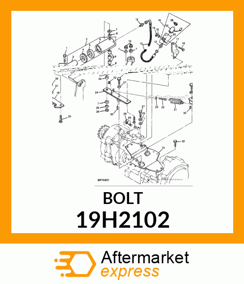 SCREW, HEX HEAD 19H2102