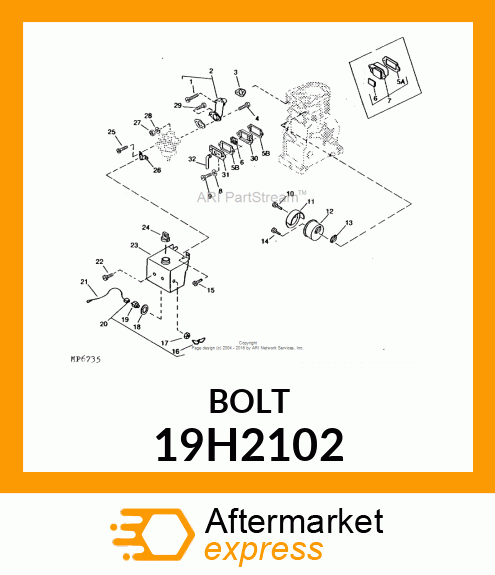 SCREW, HEX HEAD 19H2102