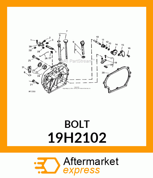 SCREW, HEX HEAD 19H2102