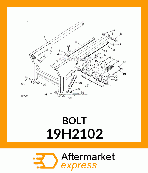 SCREW, HEX HEAD 19H2102