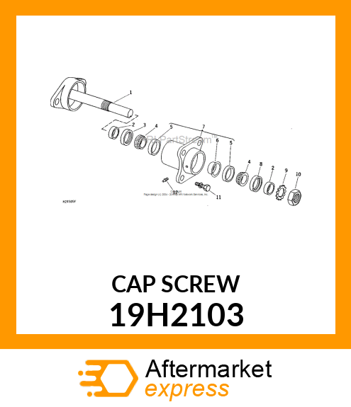 SCREW, HEX HEAD 19H2103