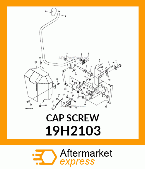 SCREW, HEX HEAD 19H2103