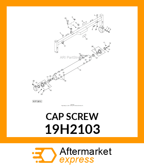 SCREW, HEX HEAD 19H2103