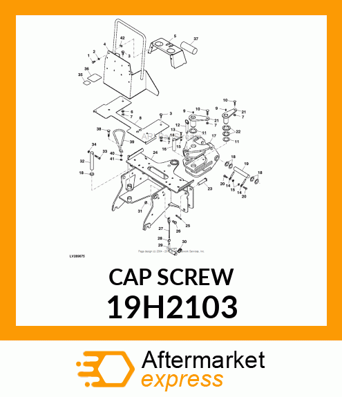 SCREW, HEX HEAD 19H2103