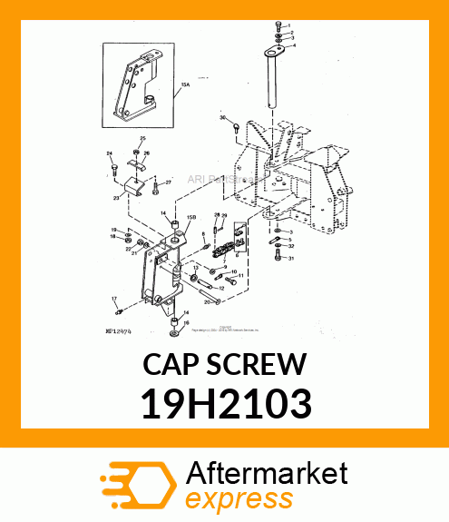 SCREW, HEX HEAD 19H2103