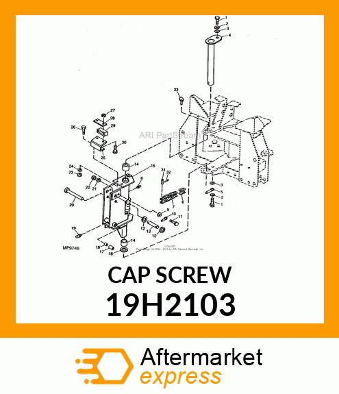 SCREW, HEX HEAD 19H2103