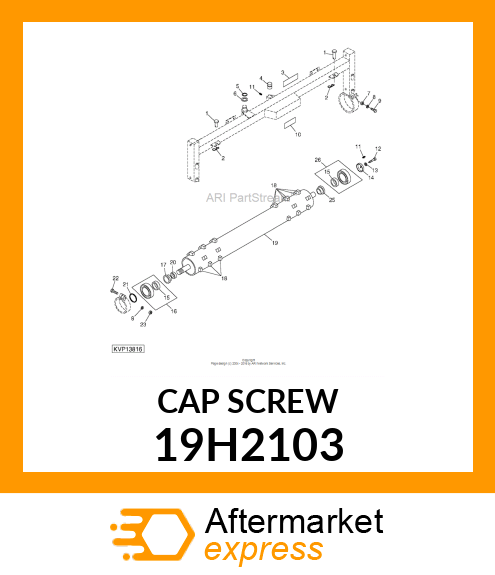 SCREW, HEX HEAD 19H2103