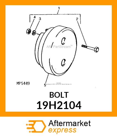 SCREW, HEX HEAD 19H2104