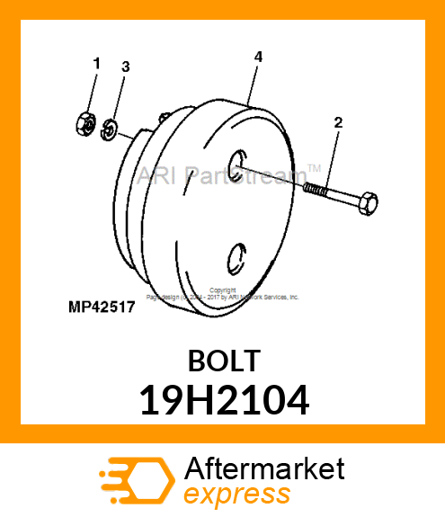 SCREW, HEX HEAD 19H2104