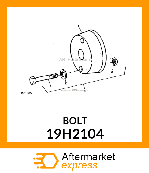 SCREW, HEX HEAD 19H2104