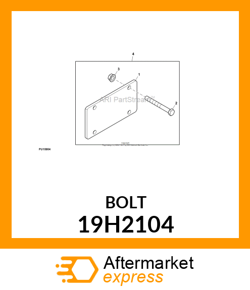 SCREW, HEX HEAD 19H2104