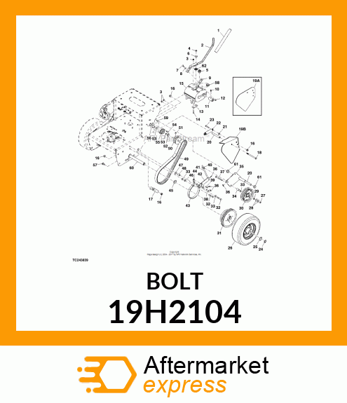 SCREW, HEX HEAD 19H2104