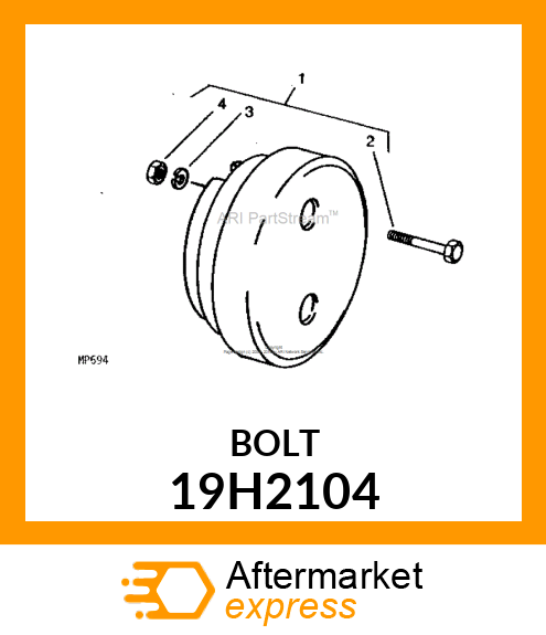 SCREW, HEX HEAD 19H2104