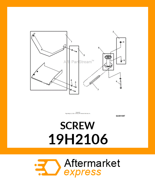 SCREW, HEX HEAD 19H2106