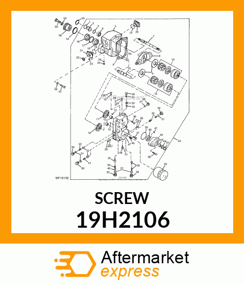 SCREW, HEX HEAD 19H2106