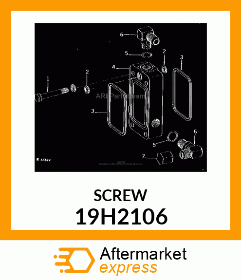 SCREW, HEX HEAD 19H2106