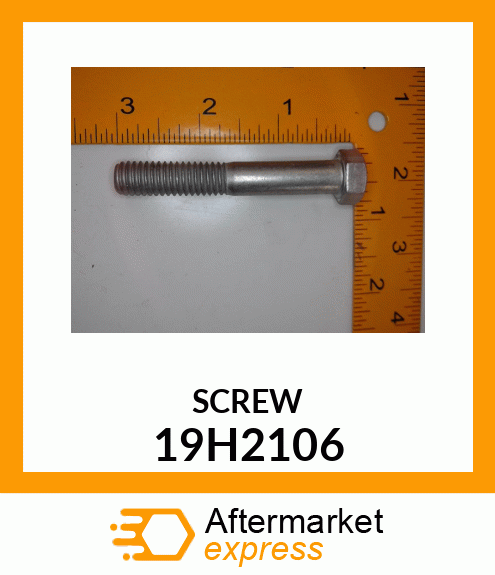 SCREW, HEX HEAD 19H2106