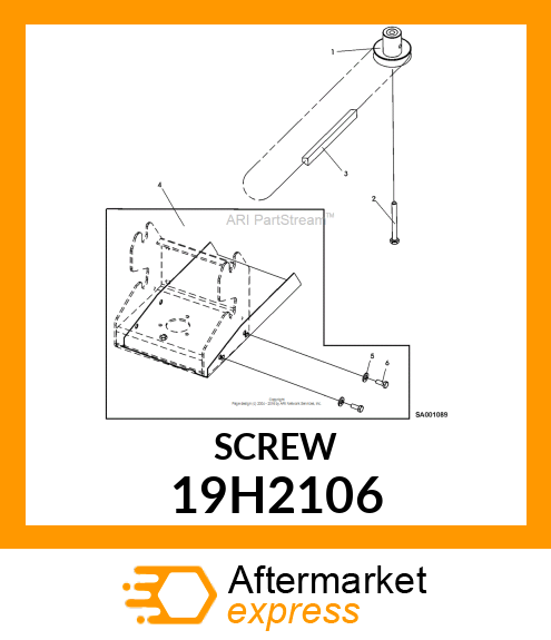 SCREW, HEX HEAD 19H2106