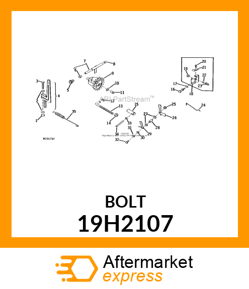 SCREW, HEX HEAD 19H2107