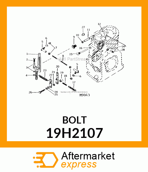 SCREW, HEX HEAD 19H2107