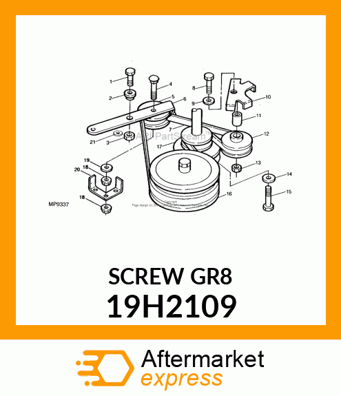 SCREW, HEX HEAD 19H2109