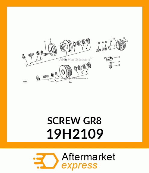 SCREW, HEX HEAD 19H2109