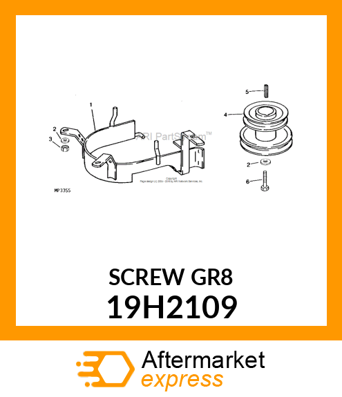 SCREW, HEX HEAD 19H2109